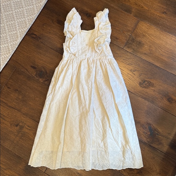 Noralee - Girls Cream Ruffle Rosemary Dress - Size: 8Y - Picture 6 of 9
